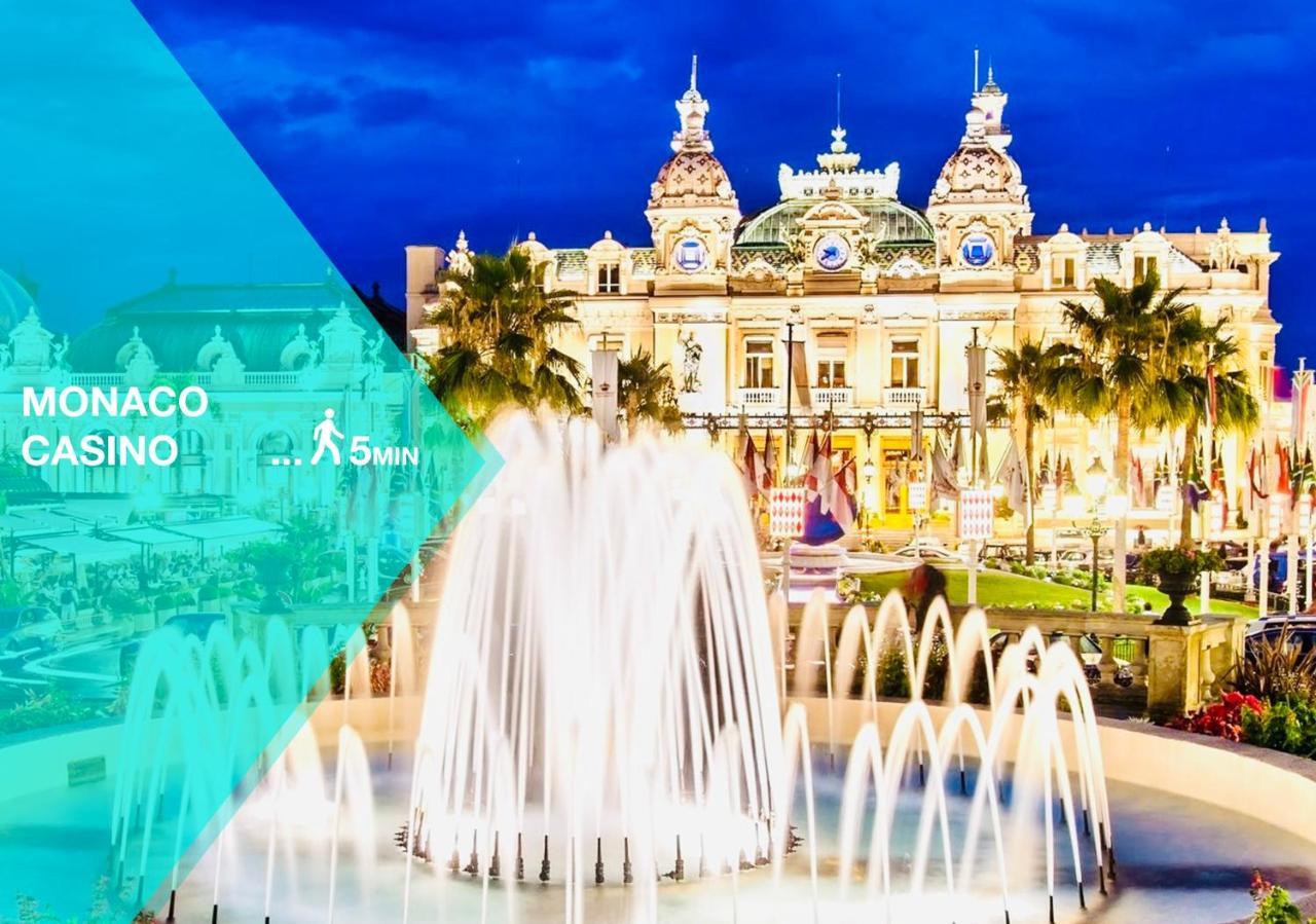 Designer Garden View Ac, Fiber Wifi Heart Of Monte Carlo