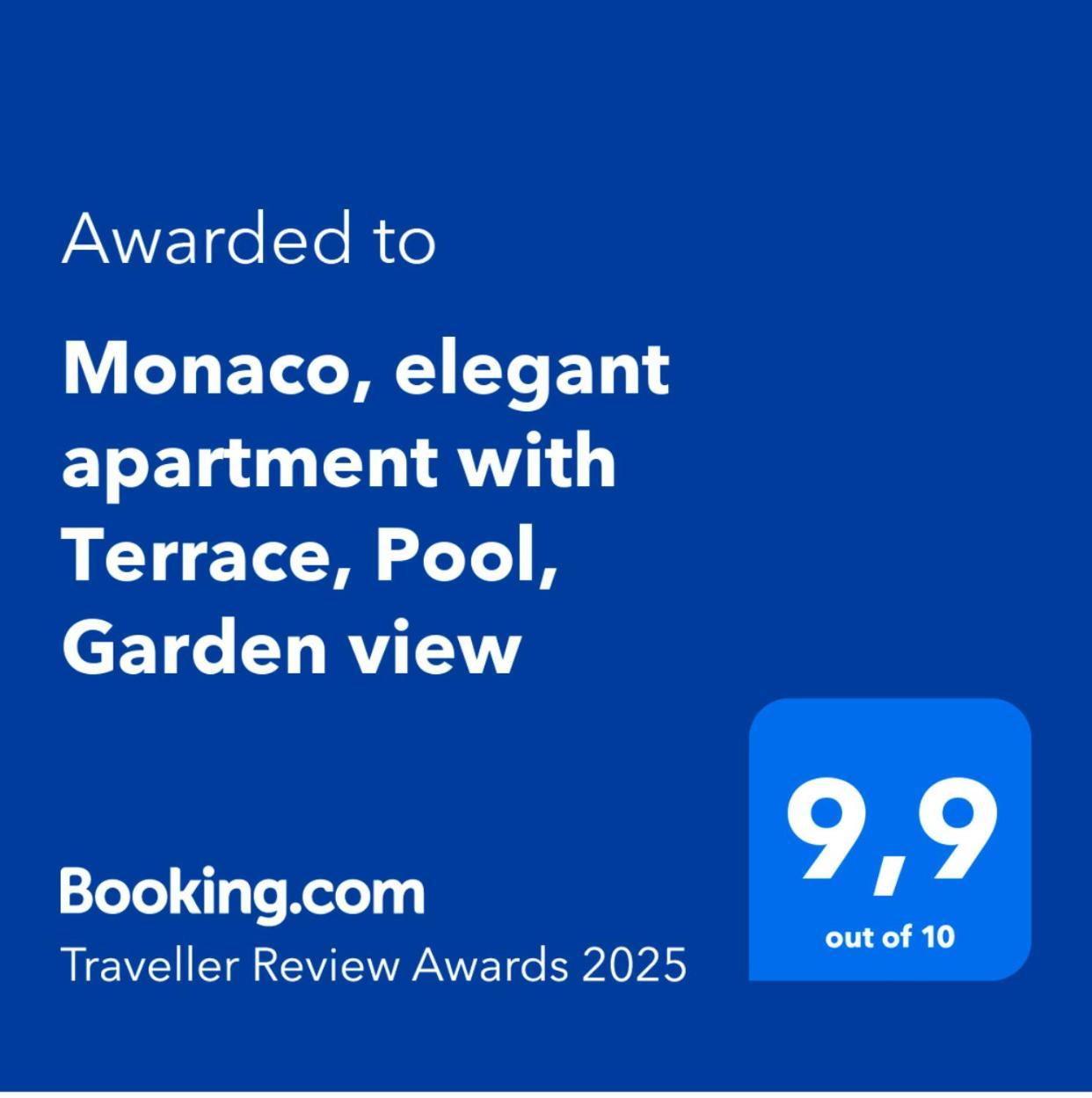 Apartment Monaco, Elegant & Quiet Renovated Apartment With Terrace & Pool, 15Min To F1 Grand Prix *